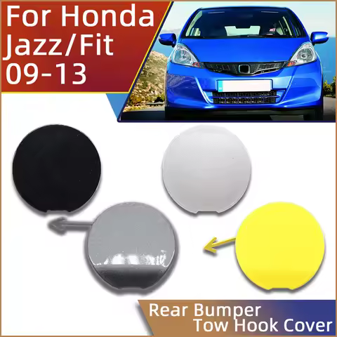 For Honda Jazz/ Fit GE GE6 GE8 2009 2010 2011 2012 2013 Rear Bumper Tow Hook Eye Cover Cap Towing Ho