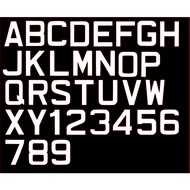 Motorcycle motor sticker nombor plate number plate standard size lepas JPJ