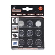 MKR 8Pcs 9Pcs CR2032 3V Lithium Button Cell Battery
