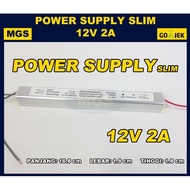Switching Power Supply 12V 2A Slim
