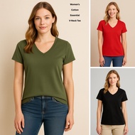 Women's Short Sleeve Thick Cotton T-Shirt Baju T Shirt Perempuan (JB05 ESSENTIAL TEE)