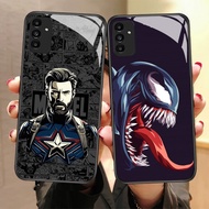 CK-74 Marvel HD Glass Casing for Samsung A05S A35 A55 A24 A14 A15 A04S A34 A25 M15 A54 S21 FE Plus U