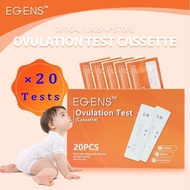 EGENS 20 pcs  Ovulation Test Cassette Diagnostic Kit for LH OPK with urine cup for free