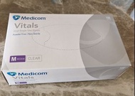 Medicom Vitals Vinyl Single Use Gloves - Medium