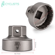 BỘ XE ĐẠP Trục Trung Tâm Ổ Cắm Công Cụ 41MM 16 Răng 46MM 12 Răng Spline 8 Răng Chụp Loại Cho B23/26/