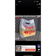 Dove plastic 30x40 cm