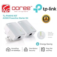 TP-LINK TL-PA4010 KIT HOMEPLUG AV600 POWERLINE STARTER KIT WITH PLUG AND PLAY OPERATION AND POWER SA
