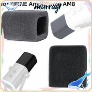 MURRAY 1pcs Mic Windscreen Cover, Flocked Sponge Foam Windproof Microphone Muff, Replacement Noise R
