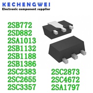 1-5 Pieces 2SB772 B772 SOT-89 2SD882 D882 2SA1013 2SB1132 2SB1188 2SB1386 2SC2383 2SC2655 2SC3357 2S