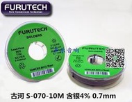 日本原裝 Furutech古河 S-070-10M 含銀4% 0.7 發燒音響 焊錫絲  露天市集  全臺最大的網路