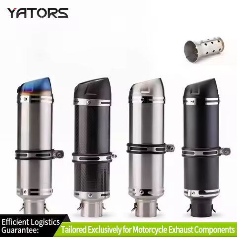 Exhaust Systems 51mm Motorcycle Exhaust Muffler Pipe LeoVince Escape Moto With DB Killer for Z1000 Z