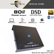 Adams Digital DSP 6 In 10 Out DSD Processor 8 Channel Built in Amplifier 31 Band EQ Hi Res Plug n Pl
