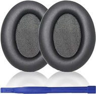Aiivioll WH-1000XM3 Replacement Earpads Earmuffs Replacement for Sony wh-1000xm3(1000XM3) Wireless Noise Canceling Headphones Soft Protein PU Leather High Elastic Memory Foam (Black)