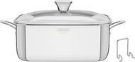 Tramontina Grano 62144/260 Square Pot 18/10 Steel