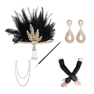 1920s Great Gatsby Party Flapper Costume Accessories Set