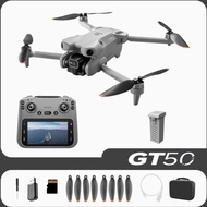 Drone GT50 Max 8K Profesional - 3 Kamera Wide Angle Optical Flow Avoidance Pos Laju-E88/E99/K6 Drone