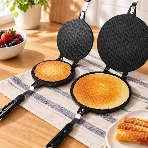 Heavy-Duty Nonstick Mold Pan for Eggs, Omelets, Waffles, Cakes, Ice Cream Cones, and Cookies - Avail