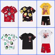NBA 復仇者聯盟 蜘蛛俠 Marvel 童裝短袖衫，童裝短袖衫連短褲套裝 Boy’s Clothes Birthday Gifts 禮物 英國直送/英國代購 童裝代購