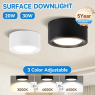 CHUANGYANG Led Surface Downlight 3 Colour Lampu Downlight Siling Anti Glare 30W 20W Ceiling Light