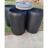 Brand New Plastic Drum Top Open Lid 200 Liters