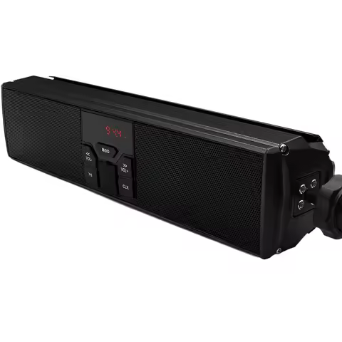 Motorcycle Stereo Speakers MP3 Music Player Bluetooth Player with USB,AUX-IN,FM Radio for 7/8-1.25 I