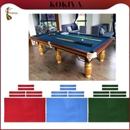 [kokiya] Compact   Pool Table Cloth Felt & 6Pcs Strips for 9ft Snooker Pool Billiards  0.6mm Thickne