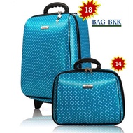 Luggage 18 Inch/14 Double Wheeled Suitcase Model F7719 -18