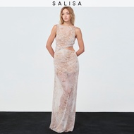 SALISA - MESH WATERCOLOR DRESS เดรสตาข่าย *XS PRE-ORDER 1-2 WEEKS*