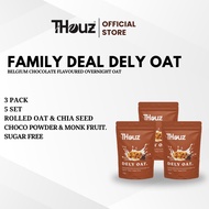 T-Houz Family Deal Dely Oat Belgium Chocolate flavoured Overnight Oat
