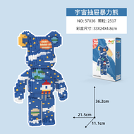 【Crystal_】ตัวต่อเลโก้ 2000ชิ้น บล็อคตัวต่อ Bearbrick เลโก้ ขนาดใหญ่เลโก้ม็อก หมีรุนแรง ของขวัญวันเกิด ของเล่นเด็ก