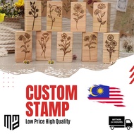 CUSTOM WODDEN STAMPS FOR JOURNAL, PACKAGING, COMPANY CHOP, NAME CHOP, ADDRESS CHOP, BANK CHOP - SHIP