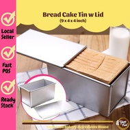 [READY STOCK] Aluminium Bread Loaf Pan with lid/Handmade Loaf Pan with cover/Roti Tin dgn Penutup/Ca