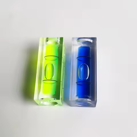 15X15X40mm square level green bullseye level horizontal spirit bubble bubble level inclinometer