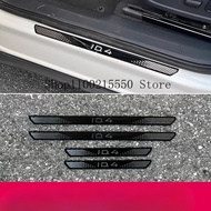 yolandd สำหรับ Volkswagen Id4x/4crozz เหล็ก Ultra-บางประตูเหยียบ Anti-scratch แผ่นป้องกันเกณฑ์แถบสติ