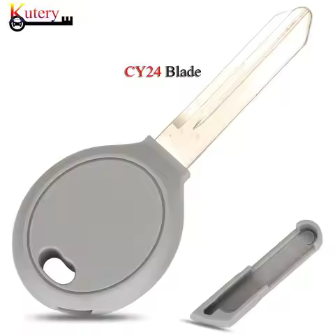 jingyuqin 10PCS Transponder Remote Car Key Shell For Jeep Dodge Chrysler With CY24 Blade Empty Shell