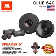 ลำโพง JBL แยกชิ้น CLUB 64C เสียงดี เบสแน่น กลางแหลมชัด ลำโพงติดรถยนต์ 6.5 นิ้ว ของแท้