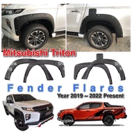 Mitsubishi Triton Fender Flares 4x4 Accessories 2019 2020 2021 2022 2023