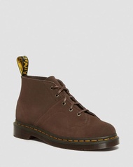 Dr. Martens Church Suede Monkey Boots in Dark Brown Original