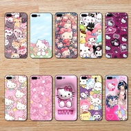 Fashionable soft black phone case for OPPO F1s  F1 Plus f5 f7 f9 f11 Pro Neo 9 R9S BF39 Kitty Phone 