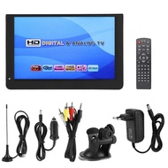 Leadstar 12 Inch Portable Digital TV 1080P HD Video Player Television Mini TV With Rechargeable Battery For Home Car 110-240V