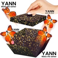 YANN1 Surprise Flying Butterfly Box, Happy Birthday Party Decorations Creative Bounce Box, Pop Up  Anniversary Surprise Jumping Box DIY Folding Paper Box