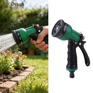 FLYTOP 8 Mode High Pressure Garden Water Adjustable Hose Nozzle Car Washing Yard Sprayer Irrigation 