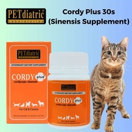 Petdiatric Cordy plus 30 tablets dog cat [Pets Planet MY]