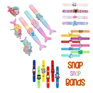 ✨💖 SNAP SNAP Band l Piak Watch l Kids Children Toys l Unicorn Spiderman Roblox Pokemon Pikachu Iron 
