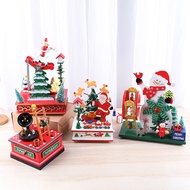 【Christmas present】New Christmas carousel music box, Christmas gift carousel music box, Christmas de