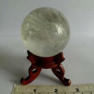 方解石水晶球 2吋連木座