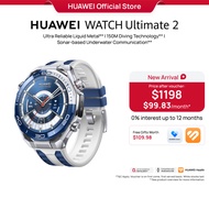 HUAWEI WATCH Ultimate 2 Smart Watch | Ultra Reliable Liquid Metal | 150-Meter Diving