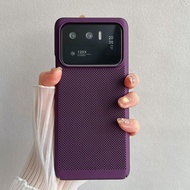 Ốp Lưng Điện Thoại Xiaomi 11 Ultra Siêu Mỏng Thoáng Khí Lưới Tản Nhiệt Cho Xiaomi 12 Ultra Xiaomi 13