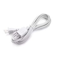 camudy Power Cord Extension 2 Pin Plug Dual Portable Extension Cord