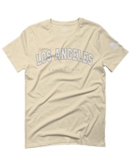 VICES AND VIRTUES Los Angeles California Cali LA Retro Fonts for Men T Shirt
